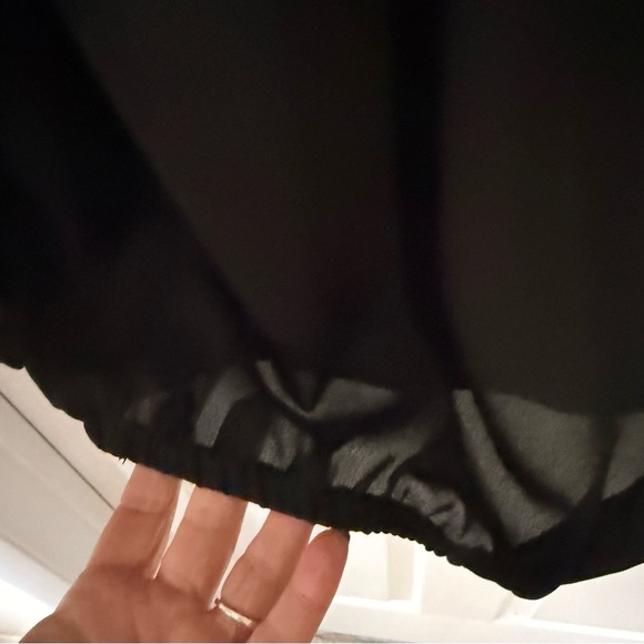 Michael Kors Black Ruffle Blouse - Picture 3 of 6